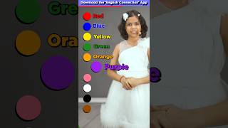 Color 🎨 Names in English Spoken English Practice Adi English Connection shorts [upl. by Tewell782]