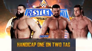 Rusev vs Bobby Roode and Dolph Ziggler Wwe2k18 [upl. by Erelia]