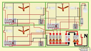 complete electrical house wiring diagram [upl. by Weixel]