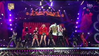 포미닛4minute 이름이 뭐에요 2013 SBS 가요대전 2부 [upl. by Megan]