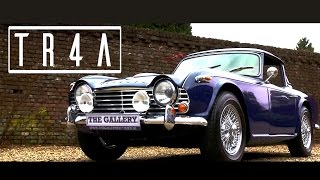 TRIUMPH TR4A 1964  Test drive in top gear  Engine sound  SCC TV [upl. by Lhamaj]