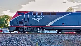 Amtrak 75 Phase VII P42 Amtrak 80 Concord NC 7924 [upl. by Roice]