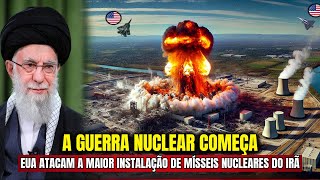 Início da Guerra Nuclear EUA Atacam Principal Base de Mísseis Nucleares do Irã [upl. by Boar]