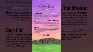 Coachella 2024 Lineup [upl. by Eetsim]