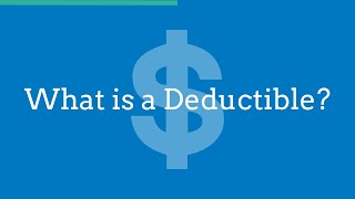 What is a Deductible [upl. by Eivad]