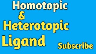 HOMOTOPIC AND HETEROTOPIC LIGAND [upl. by Fae]