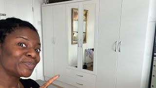 how to install cascio 6 door wardrobe with mirror from Wayfair  full review  instructions [upl. by Airdnek]