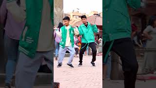 Dance in Public  Jisoo Flower Crazy Reactions  Aayush amp Abhay shorts asquarecrew viral [upl. by Ocirne]