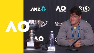 Gustavo Fernandez press conference F  Australian Open 2019 [upl. by Virnelli]