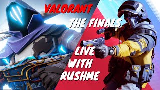 VALORANT LIVE STREAM INDIA  THE FINALS LATER valorant live valorantindia thefinals oncehuman [upl. by Dieter]