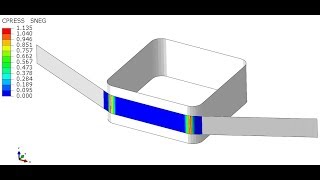 Abaqus Contact Activation and Deactivation Tutorial [upl. by Biegel297]