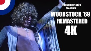 The Who  WOODSTOCK 1969 Full Concert 4K  REMASTERED [upl. by Leigha177]