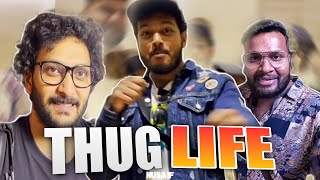 Youtubers Thug Life 🤣Thug LifeMachans vlogKarthik SuryaCallmeshazzammeetupcomedy Nusaif [upl. by Ramilahs]