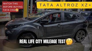 Altroz ICNG Real Life City Mileage  XZ S  Daily Life Driving Mileage Test  Kitna Deti hai 😳😔😊🔥 [upl. by Bradan]