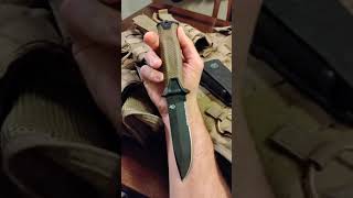 Gerber STRONGARM  COYOTE BROWN SERRATED fixed blade [upl. by Annasoh]