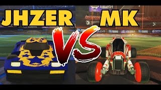 Rocket League 1v1  JHZER vs MK  Random Cars [upl. by Ynattirb]