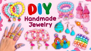 16 DIY HANDMADE JEWELRY IDEAS  Bracelet Necklace and more [upl. by Sidoney]