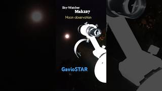 Moon  SkyWatcher Mak127 moon space telescope astronomy [upl. by Arrac]