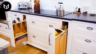 Ingenious Space Saving Kitchen Furniture  Smart Kitchen Design and Storage Ideas [upl. by Adniral]