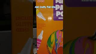 Pumpkin Paint Pour Kits At Aldi  IcedHazelnut Channel  shorts [upl. by Leugimesoj442]