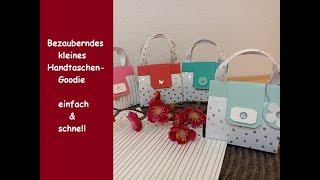 Bezauberndes kleines HandtaschenGoodie  GeldgeschenkTischgoodieMitbringsel  Stampin´ Up® [upl. by Idnyc112]