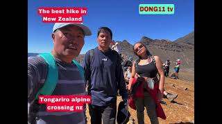 Tongariro Alpine crossingbest hike and beautiful nature [upl. by Kafka]