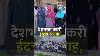 Bakari eid देशभरात बकरी ईदचा उत्साह मुस्लिम बांधवांकडून नमाज अदा [upl. by Shara]