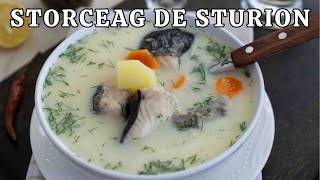 🦈 Storceag de STURION ca la Sfântu Gheorghe  rețeta de ciorbă pescărească ca în Delta Dunării [upl. by Dhumma226]