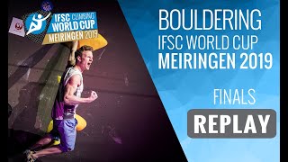 IFSC World Cup Meiringen 2019  Boulder finals [upl. by Anileda]