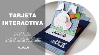 Tarjeta interactiva Panel deslizable Tutorial en español [upl. by Anilac]