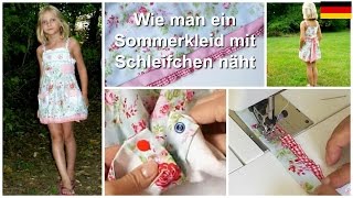 Sommerkleid nähen  Hängerchen Natalie  mit Schleife  Nähtutorial  Frocks amp Frolics [upl. by Peace44]