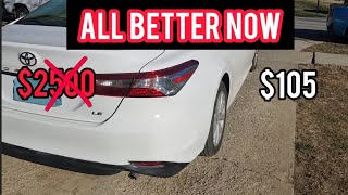 How to paint a bumper at home using Touch up direct [upl. by Tremain769]