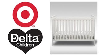 Delta Children 3 in 1 Convertible Crib  Step by step Instructions and Assembly [upl. by Ratha353]