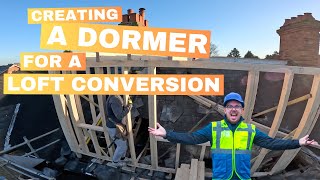 Creating A Dormer For A Loft Conversion  UK Attic Conversion [upl. by Esyahc]