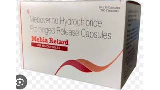 Mebia Retard Capsules Mebeverine Hydrochloride Prolonged Release Capsules [upl. by Litt]