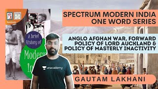 Anglo Afghan War Forward Policy of Lord Auckland and Policy of Masterly Inactivity  Spectrum [upl. by Uwton]