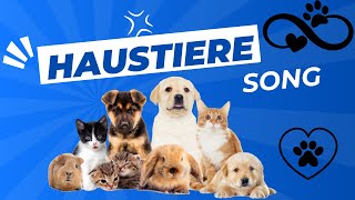 🐱Haustiere  SONG🐶 A1  Wortschatz [upl. by Berlyn]