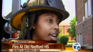 Fire at Old Redford High School [upl. by Jovitah]