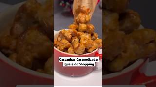 CASTANHA CARAMELIZADA IGUAL DO SHOPPING🌰shortvideo shorts castanhas castanhadecaju food nuts [upl. by Dex]