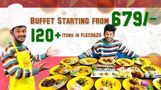 120 Items kaka  Buffet starting From 679 FLECHAZO hyderabad [upl. by Kauffmann]