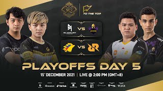 ENGLISH M3 Playoffs Day 5  MLBB World Championship 2021  Singapore [upl. by Desimone359]