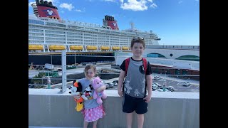 Disney Fantasy Day 1  Embarkation Room Changes Dinner at Enchanted Garden and The Pumpkin Tree [upl. by Brendon189]