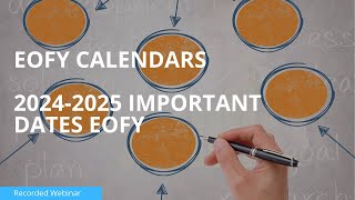 2024 2025 Important Accounting Dates Calendar [upl. by Sousa]