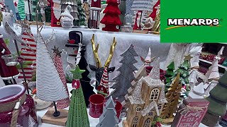 Menards Christmas Decorations ☃️🎄Shop with me [upl. by Attenhoj]