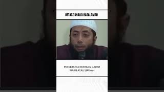 Cadar itu wajib atau sunnah khalidbasalamah cadar wajib sunnah [upl. by Hetty]