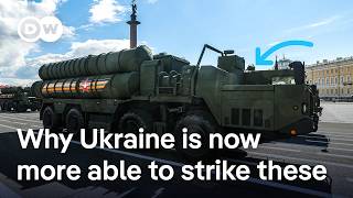 Ukraine says its destroyed three Russian missile systems in occupied Crimea  DW News [upl. by Htiekel]