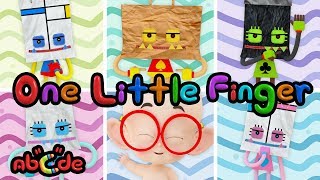 One Little Finger Tap Tap Tap  Nursery Rhyme  kids song by Abcde in Balloon World [upl. by Byrne]