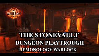 The War Within Beta Dungeon The Stonevault Diabolist Demonology Warlock POV 4K Ultra Settings [upl. by Atteselrahc]