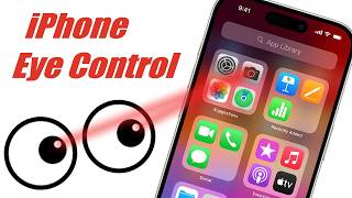 iPhone Eye Tracking iOS 18  How To Control iPhone With Your Eyes [upl. by Ellehcor]