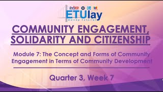 The Concept and Forms of Community Engagement in Terms of Community Development [upl. by Cheney227]